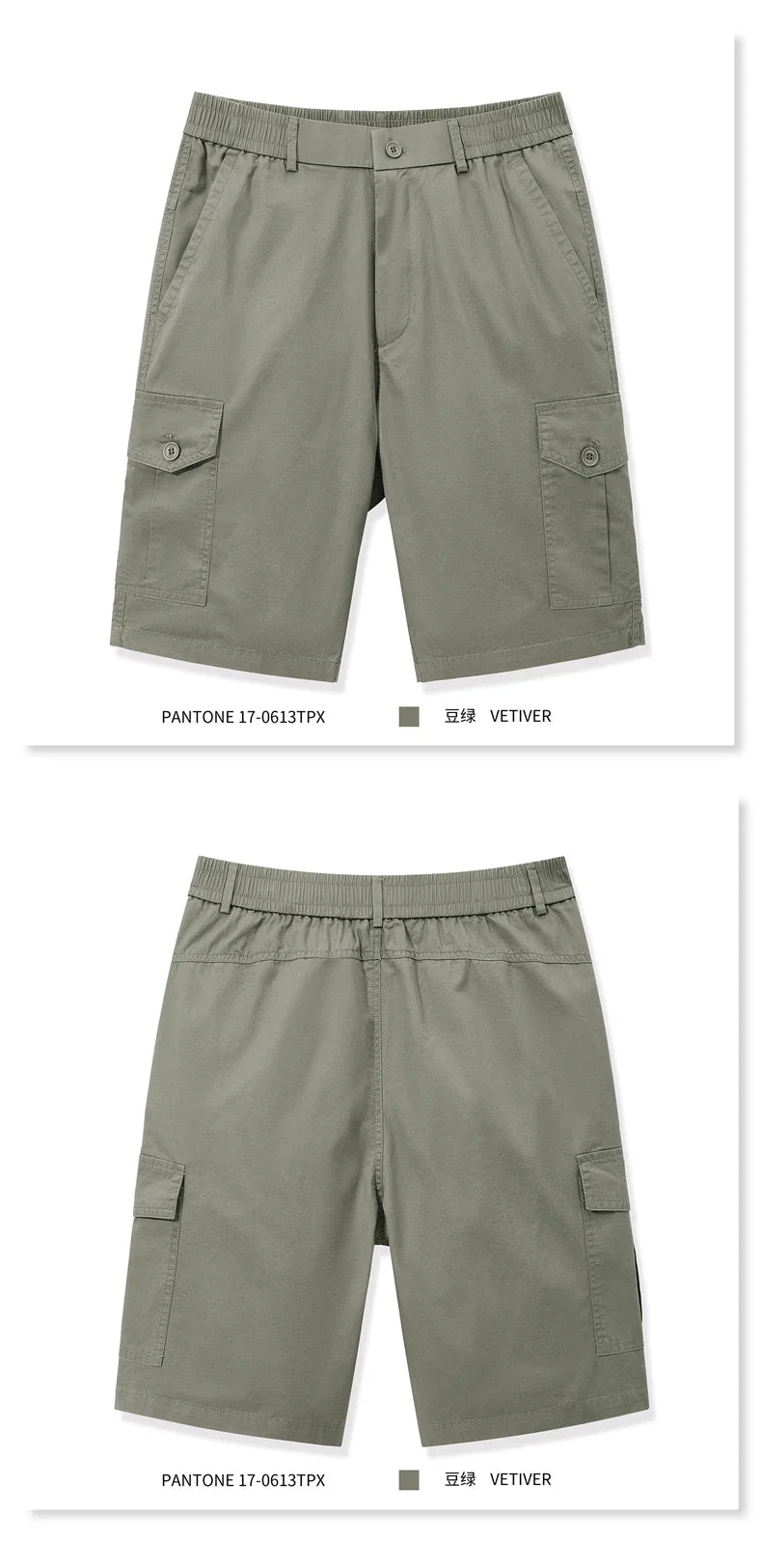 Summer New Arrival Men Cargo Shorts Male Pure Cotton Loose Multi Pocket Five Points Pants Men Outdoor Versatile Casual Shorts