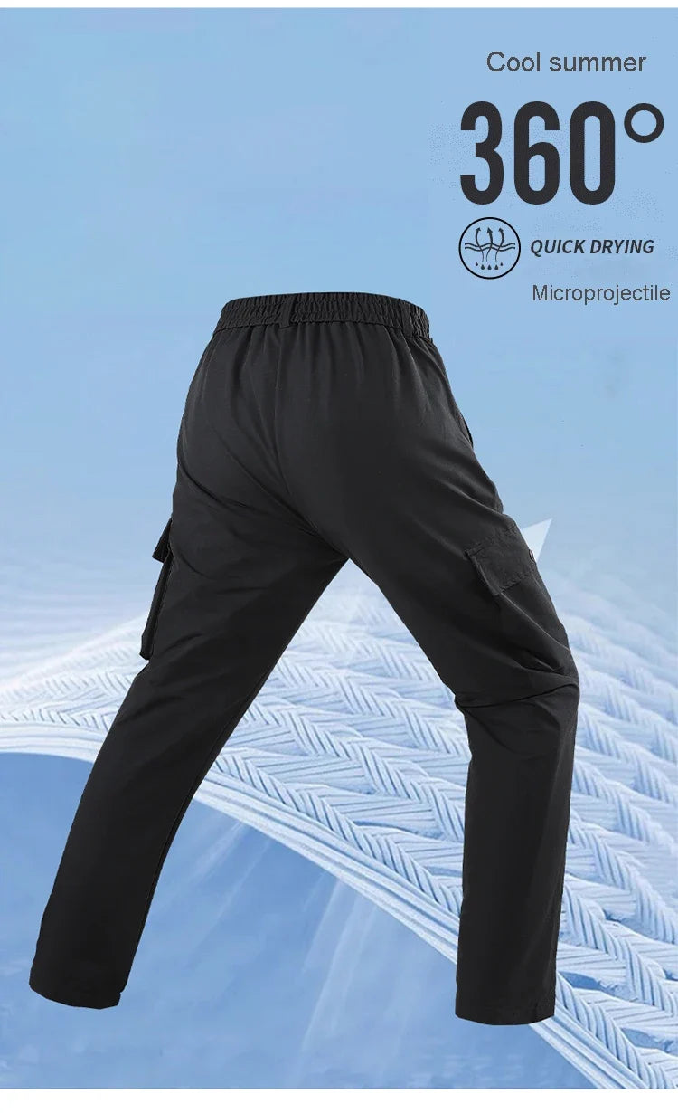 Hiking Pants Men Lightweight Travel Pants for Men Quick Dry Mens Fishing Pants Resistant Cargo Work Pants