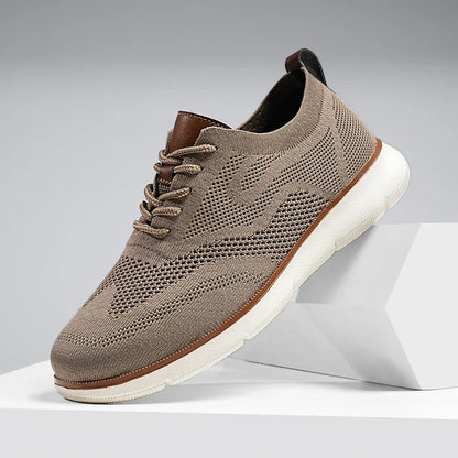 Large Size Comfortable Men's Shoes Light Fashion Casual Sports Shoes Breathable Flying Mesh Top Loafers