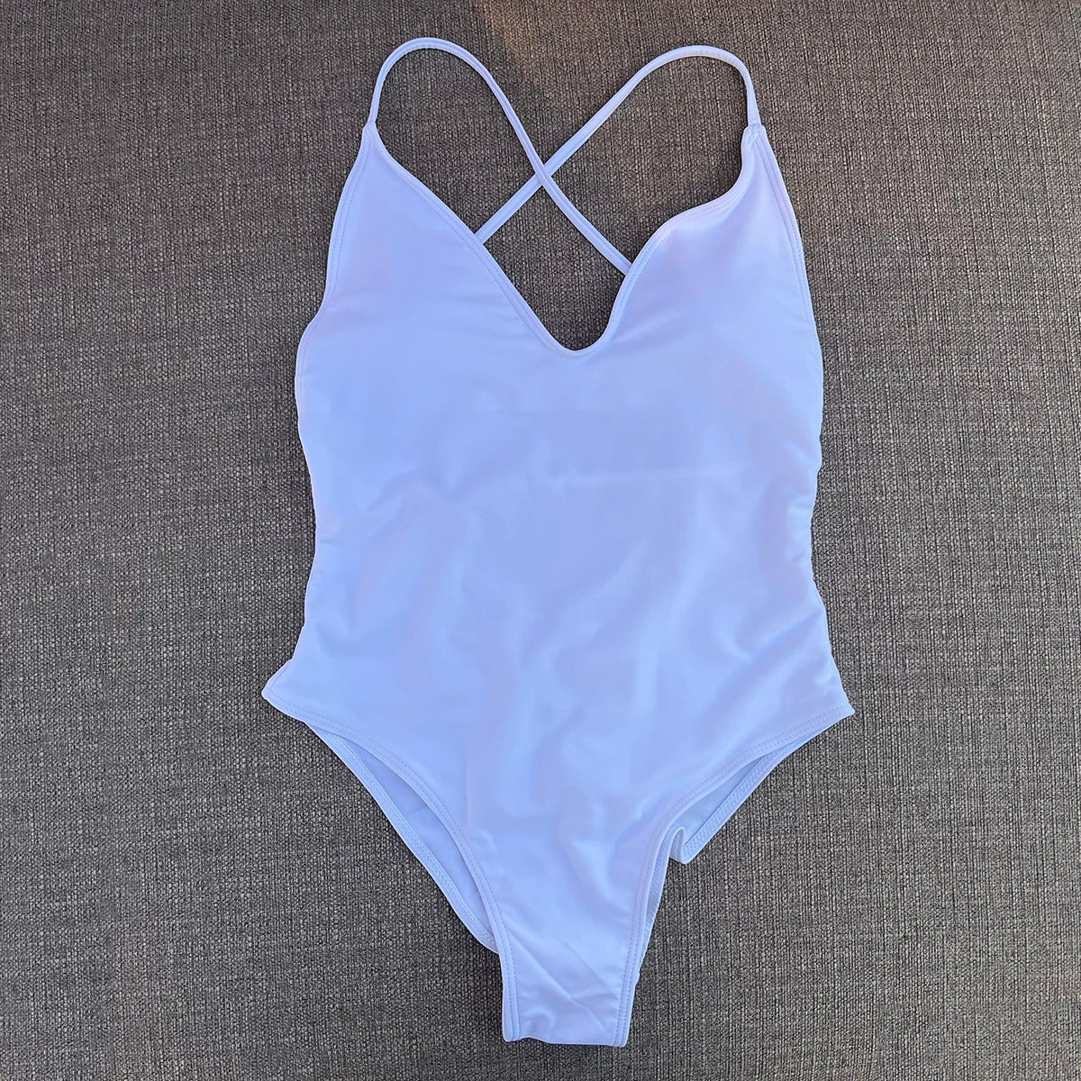 Solid One Piece Swimsuit Women Swimwear 2025 New Bikini Sexy Bodysuit Plus Size Bathing Suit Swimming Suit maillot de bain femme