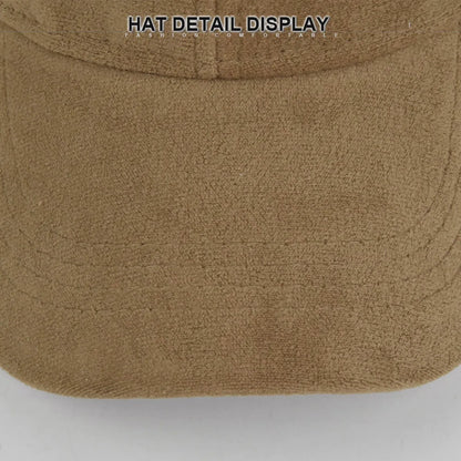 Fashion Baseball Caps For Men Women Autumn Winter Solid Retro Snapback Hip Hop Hat Unisex Street Adjustable Sun Visor Caps