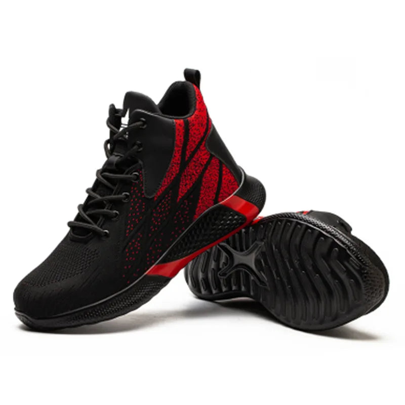 Anti-Smash Anti-Puncture Safety Shoes Men For Work Sneakers Women Men Steel Toe Work Shoes Security Protective Shoes Lightweight