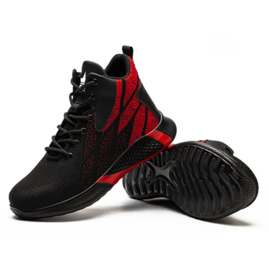 Anti-Smash Anti-Puncture Safety Shoes Men For Work Sneakers Women Men Steel Toe Work Shoes Security Protective Shoes Lightweight