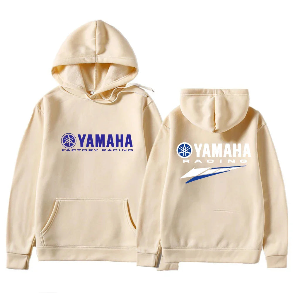 The new 2026 Yamaha autumn and winter hooded sweater, available in both men's and women's sizes, including extra large, is comfo