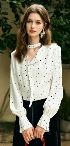 Women T-Shirt 2026 New Summer Neckline Hollow Tops French Style Silk Scarf with Embroidered Short-sleeved Tees O57XT96396