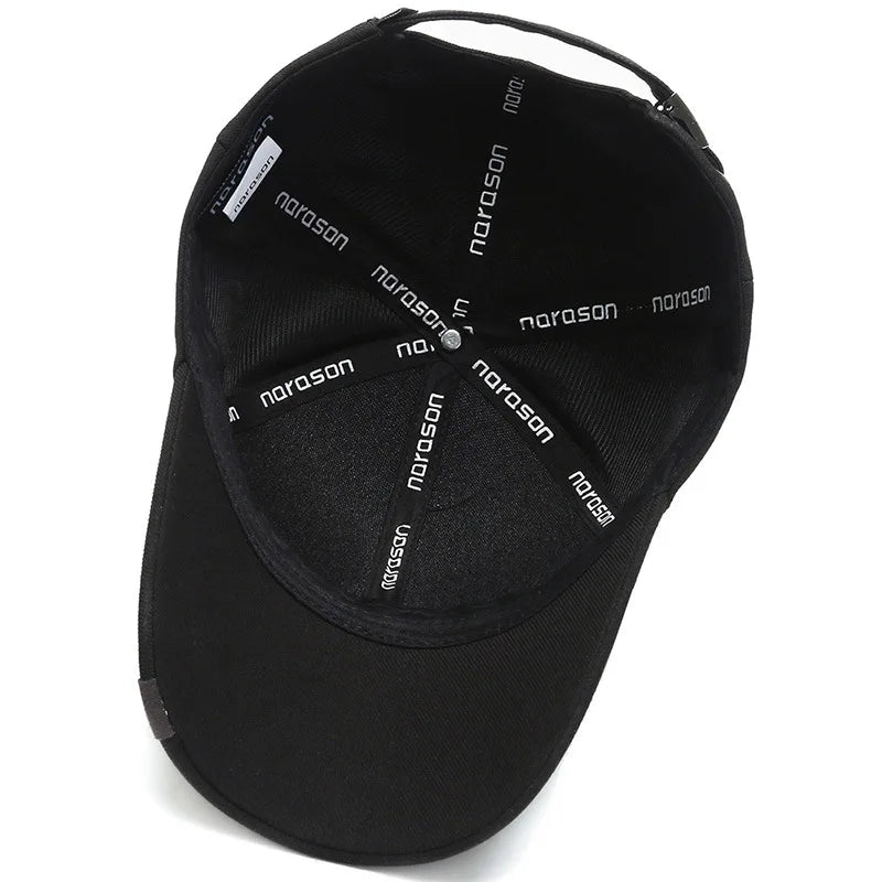 Unisex Hua Label Baseball Cap Hip Hop Adjustable Casual Hat Spring Autumn Outdoor Sunscreen Cap