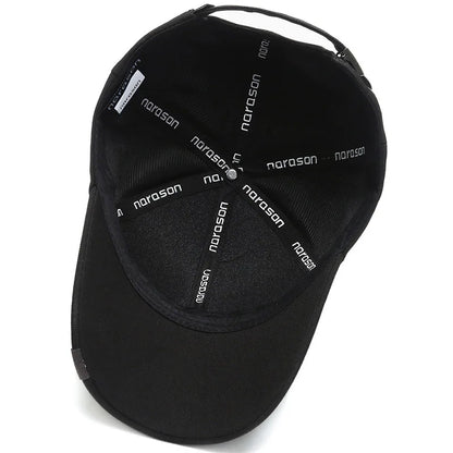 Unisex Hua Label Baseball Cap Hip Hop Adjustable Casual Hat Spring Autumn Outdoor Sunscreen Cap
