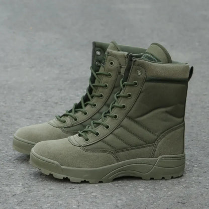 Boots Men Boots Special Force Desert Combat Boots Outdoor Hiking Boots Ankle Shoes Men Work Safty Shoes