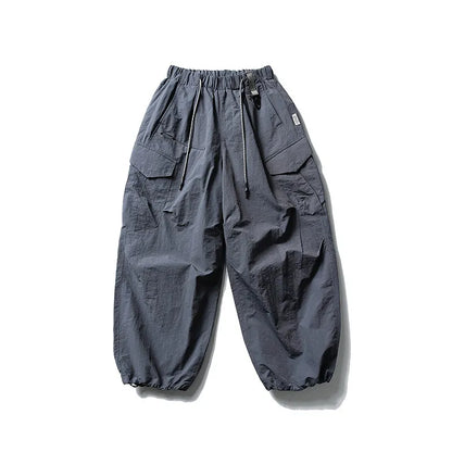 Ultra Loose Lightweight Outdoor Functional Pants Men Women Waterproof Quick Dry Techwear Wide Leg Cargo Pant Track Trouser