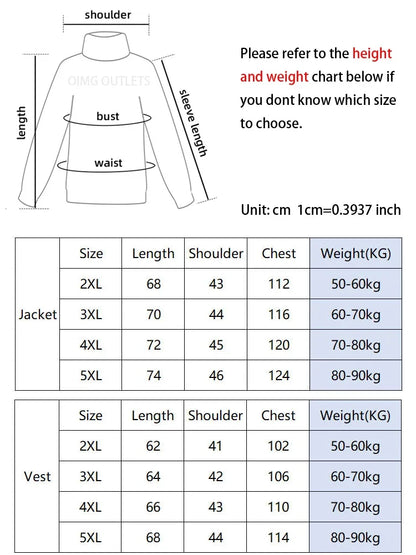 Mens Winter Jacket Windproof Thickened Padded Jacket Casual Diamond Warm Fleece Lined Coat Middle-Aged Dad's Solid Outdoor Wear