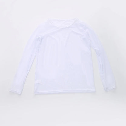 Sexy Unique Transparent T-shirt Men See Through Autumn Long Sleeve Tops Tees Undershirt Spring Slim Casual T Shirts Tshirts