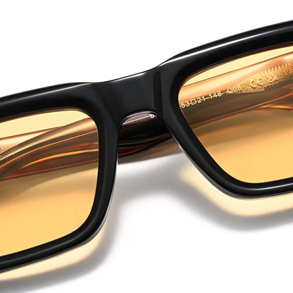 High Quality Handmade Trendy Outdoor SUN GLASSES New Fashion Acetate Sunglasses Men Women Personality Designer Eyeglasses UV400