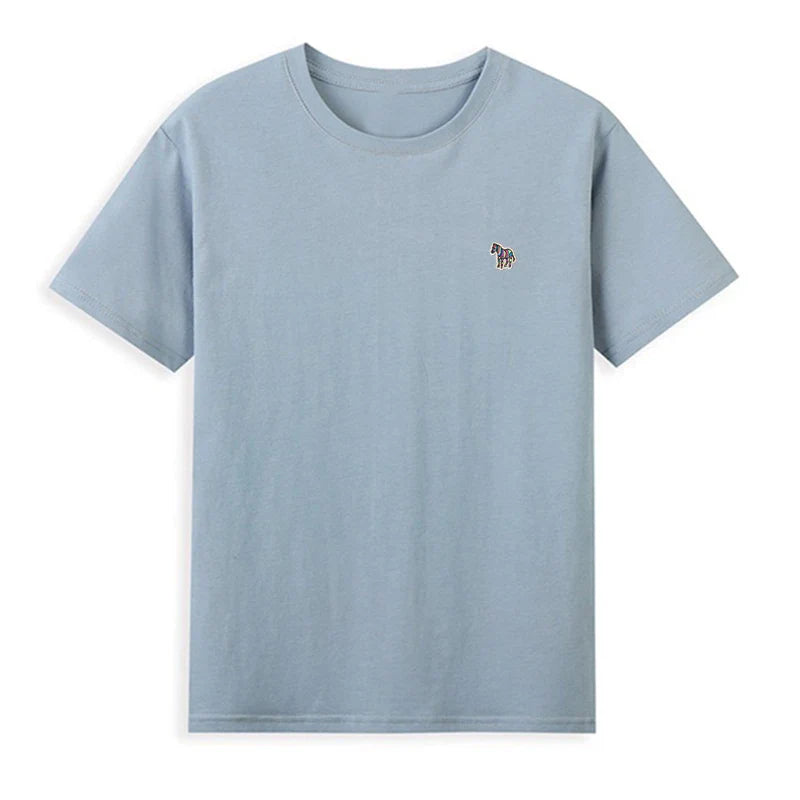 Korea Style brand Cotton O-Neck Minimalist Front Back letter Printed Pattern Tees Summer Harajuku Men Women Short Sleeve T-shirt