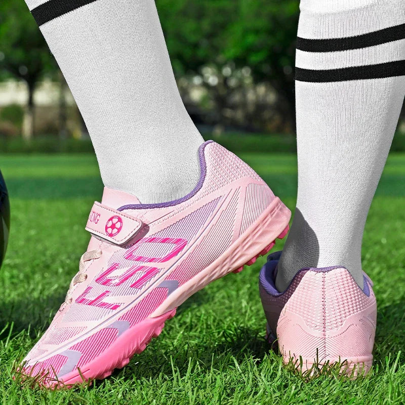 New Kid Match Boys Football Boots Professional Non-Slip Sneakers Match Soccer Shoes Sports Shoes Outdoor Comfortable Unisex