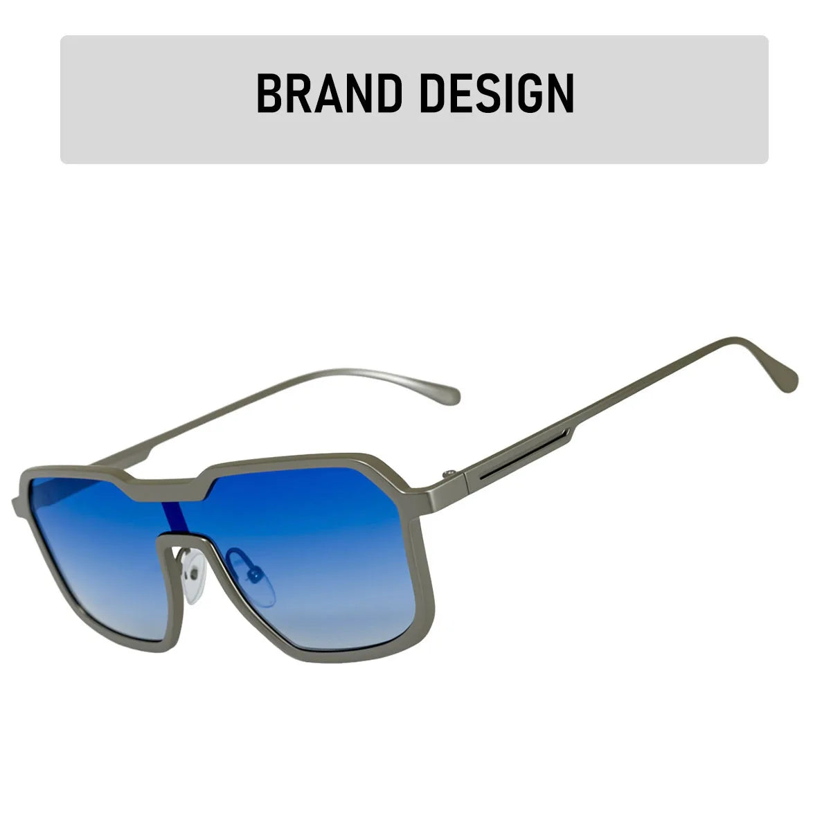 UV400 Protection Sunglass Men Luxury Steampunk Sunglasses Women Trendy One Pieces Fashion Glasses Gafas De Sol Hombre Zonnebril
