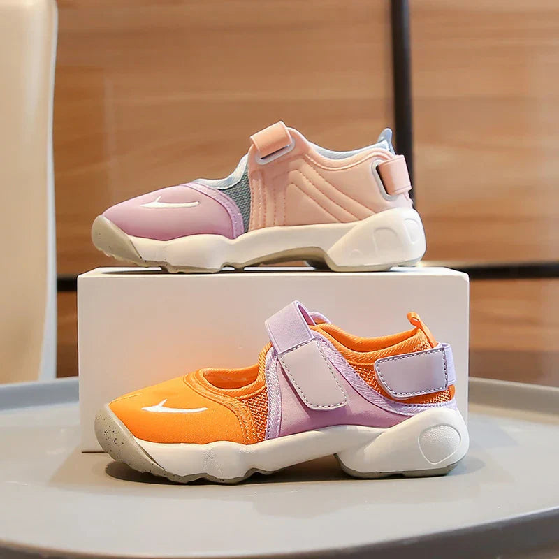 Children's Sneakers Spring Autumn New Girls School Sports Shoes Fashion Versatile Kids Causal Boys Basketball Shoes Soft Bottom