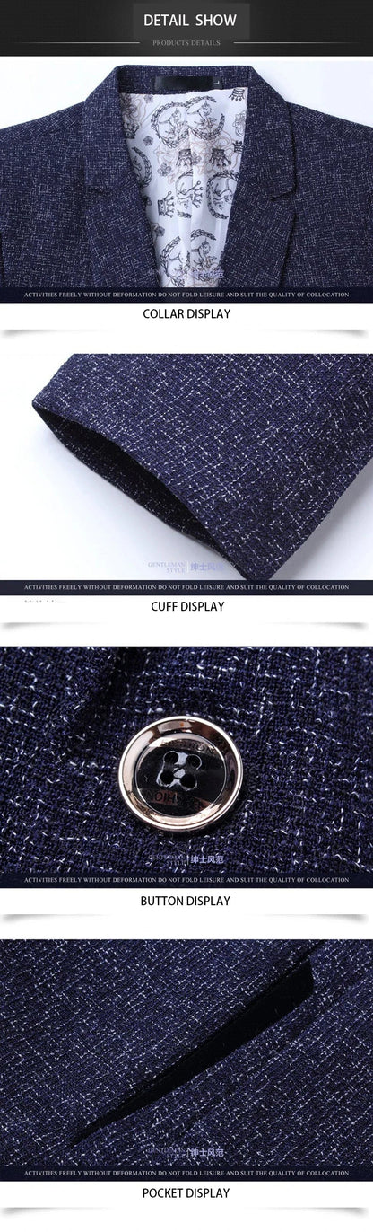 New Arrival Mens Blazer Jacket Suit Wedding Prom Party Slim Fit Smart Casual Suit Men Jacket Business Men Suit Jacket