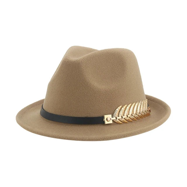 Hats for Women Fedora Winter Cowboy Hat Top Wool Khaki Green Black Jazz Caps Gentlemen Hats for Men Pamelas Y Tocados Para Bodas