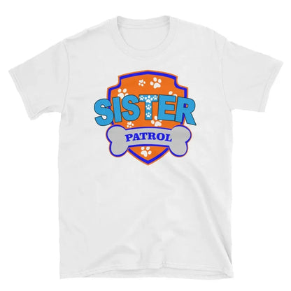 Dog Patrol Shirt Women's Clothing Funny Gift Birthday Party Family Clothing T-Shirt Birthday Gift Top Tee Shirt Women Clothing