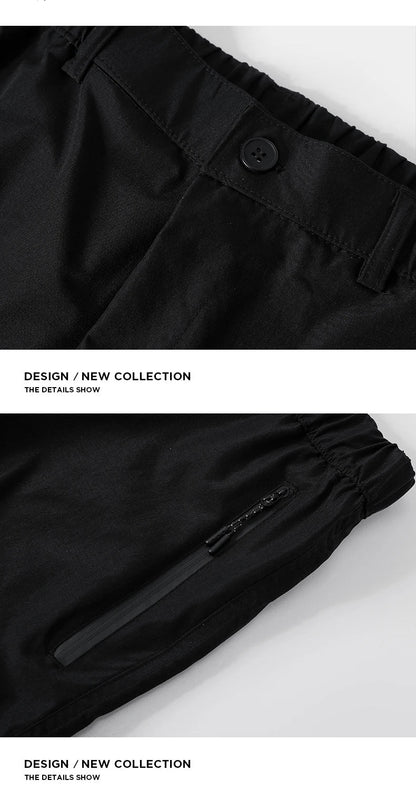 Summer Quick Dry Cargo Shorts Mens Lightweight Work Cargo Shorts Multi Pockets Waterproof Outdoor Hiking Fishing Shorts Male