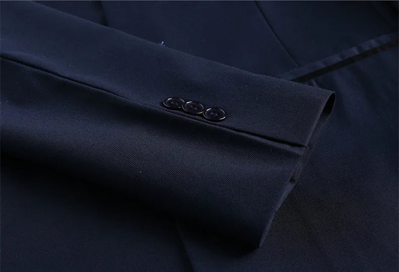 2026 New Men's Stand Collar Long Sleeve Suit Jacket, Asian Size Chinese-Style Slim-Fit Blazer in Dark Blue/Red/Grey/Black/White