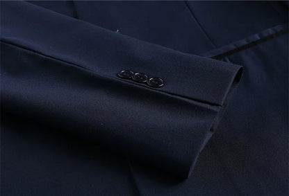 2026 New Men's Stand Collar Long Sleeve Suit Jacket, Asian Size Chinese-Style Slim-Fit Blazer in Dark Blue/Red/Grey/Black/White