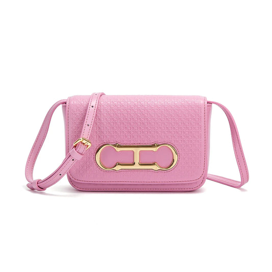 Women's Crossbody Bag 2024 New Flip Saddle Bag Simple Commuter Small Square Bag