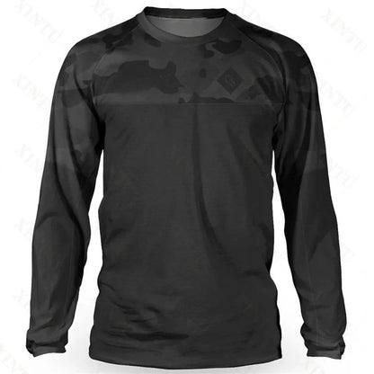 Loose Rider Men's Jersey DH Motocross Downhill Suit MTB Mountain Bike Breathable T-Shirt LGRA Long Sleeve Sweatshirt