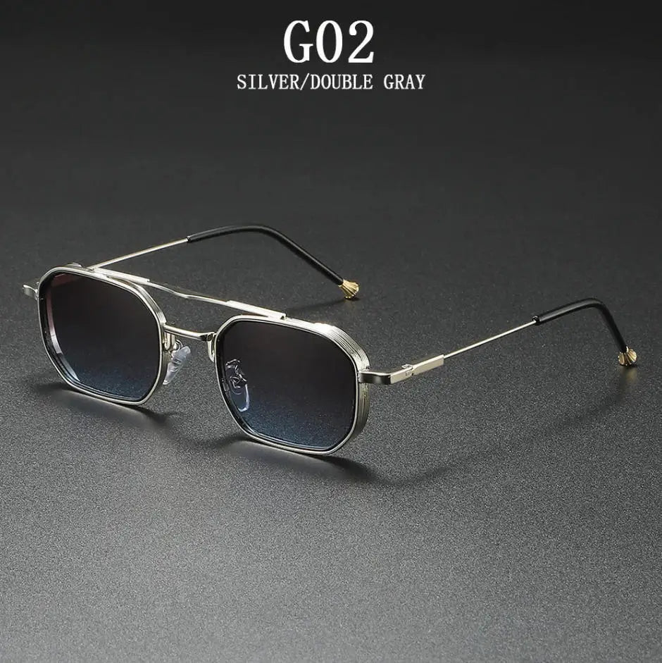 2025 Square Sunglasses Women Trendy Vintage Steampunk Sunglass Men Luxe Fashion Glasses Gafas De Sol Hombre Lunette Soleil Femme