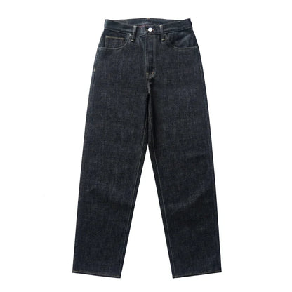 Mens Jeans Selvedge Denim Jeans for Man Silver Button Loose Fit Handmade 15 Oz