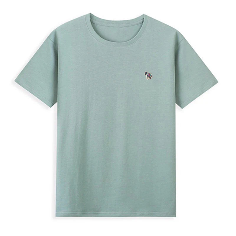 Korea Style brand Cotton O-Neck Minimalist Front Back letter Printed Pattern Tees Summer Harajuku Men Women Short Sleeve T-shirt