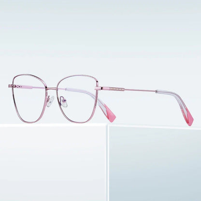 New Myopia Prescription Glasses Hyperopia Reading Glasses Women Anti Blue Light Computer Glasses Optical Eyeglasses Frame