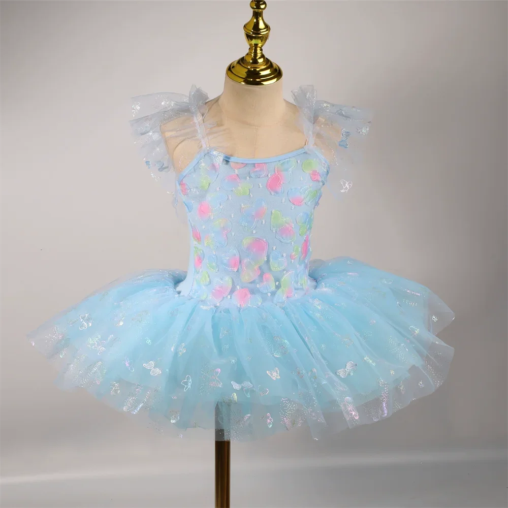 Fashion Performance Princess Dress Girls Clothes Summer Baby Ballet Leotard Vestidos Tutu Children's Ballet Skirt Dance Costume
