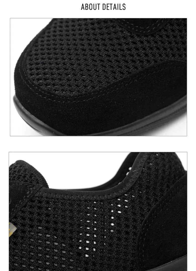 summer work shoes with protection security shoes men breathable safety shoes lightweight work shoes with steel toe work sneakers