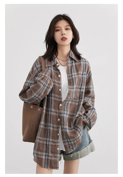 Women T-Shirts Loose Casual U-Neck Long Sleeve Female Tees Split Bottom Woman Top Ladies Clothing Autumn Spring 2023