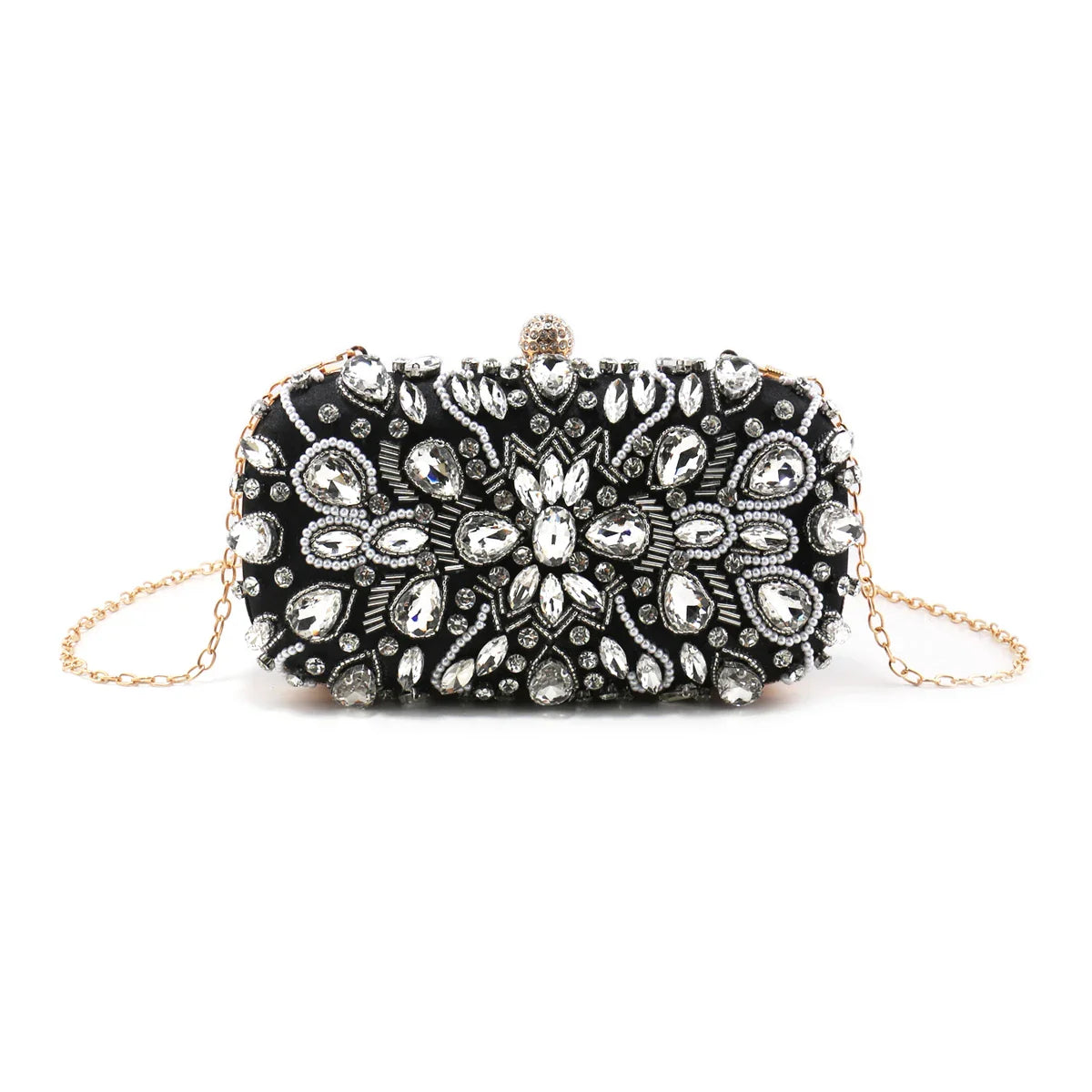 Women Clutch Bag Rhinestone Wedding Clutch Purse Luxury Women's Party Purse and Handbags Wallets Elegant Shoulder Bag