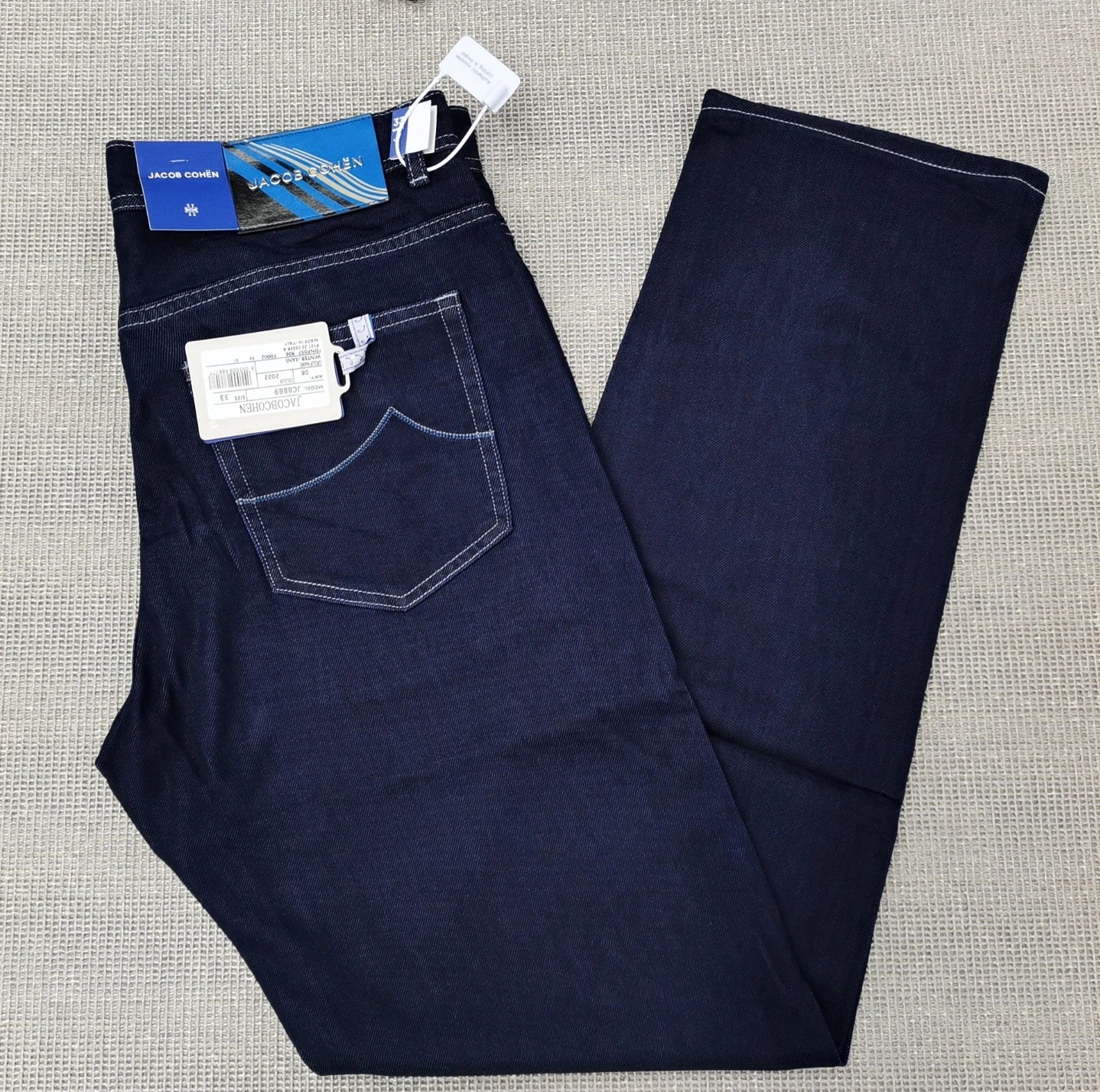 Jeans Thin Cotton Men 2026 Spring Summer new fashion straight breathable outdoors comfort Zipper Big size 30-40 Pants