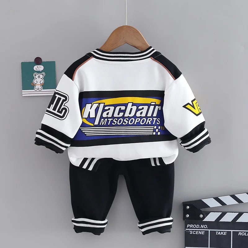 New Spring Autumn Baby Girls Clothes Children Outfits Boys Sports Jacket Pants 2Pcs/Sets Toddler Casual Costume Kids Tracksuits