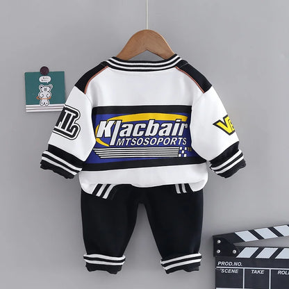 New Spring Autumn Baby Girls Clothes Children Outfits Boys Sports Jacket Pants 2Pcs/Sets Toddler Casual Costume Kids Tracksuits
