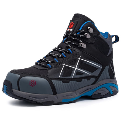 Men's Steel Toe Safety Work Boots shoe Non Slip Shoes for Man Anti-puncture Anti-static Protective Safety Boots