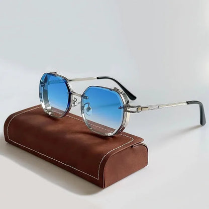Steampunk Sunglasses For Men Punk Retro Sunglasses Women Trendy Vintage Fashion GlassesLuxe Gafas De Sol Hombre Zonnebril Heren