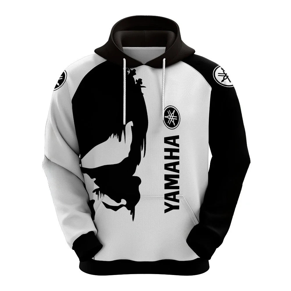 2026 New Yamaha Motorcycle Racing Suit Men's And Women's Oversized Breathable Quick Drying Sports Hoodie Motocross GP Jersey