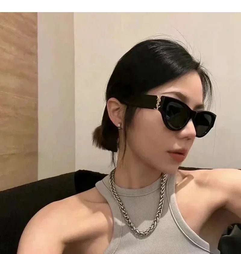 2025 New Fashion Women Sunglasses Luxury Retro Sun Glasses Cat Eye Eyewears Men Gafas De Sol Hombre Oculos De Sol Masculino