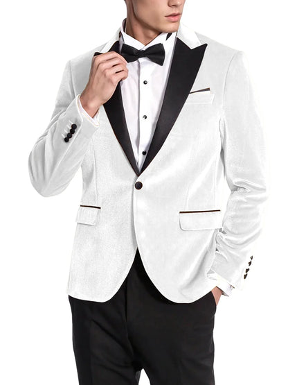 High Quality Classic Men's Suits 1Piece Velvet Custom Suit Timeless Style Every Occasion Wedding Dating Prom Annual Dinner Party