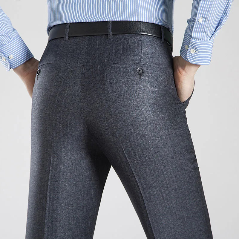 Summer Business Thin Suit Pants For Men 29-44 Spring Autumn Male Formal Stretch Solid Dress Office Trousers
