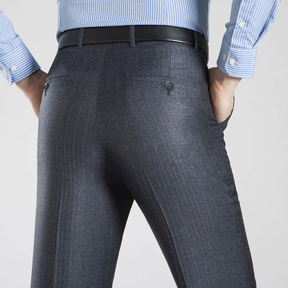 Summer Business Thin Suit Pants For Men 29-44 Spring Autumn Male Formal Stretch Solid Dress Office Trousers