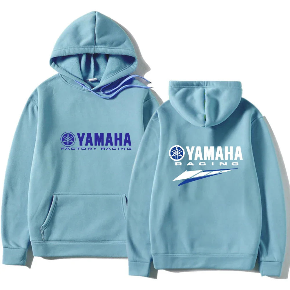 The new 2026 Yamaha autumn and winter hooded sweater, available in both men's and women's sizes, including extra large, is comfo