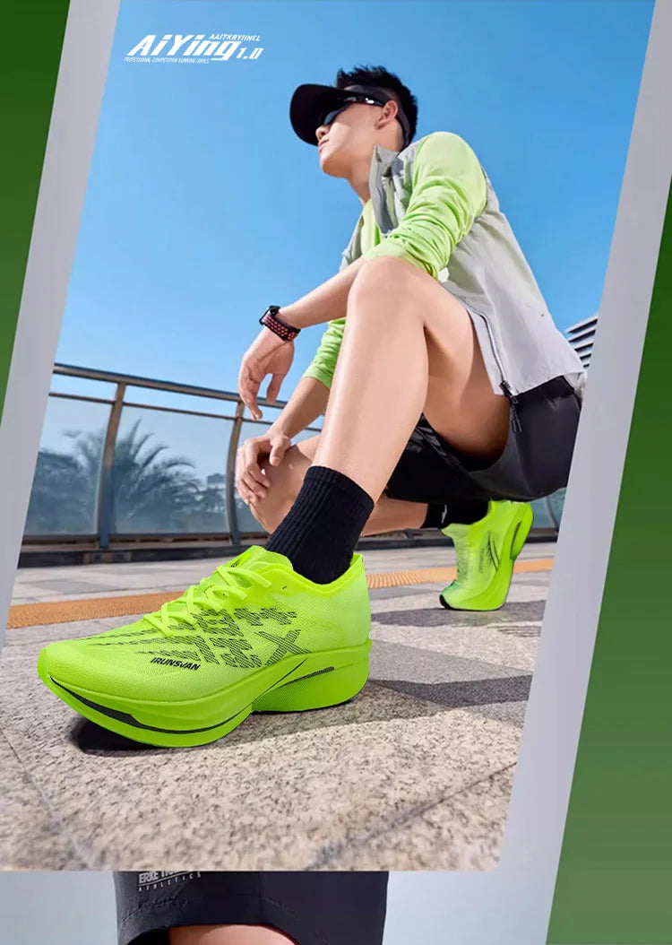 Professional Running Shoes Full Length Carbon Plate Marathon Casual Running Shoes for Men and Women 095