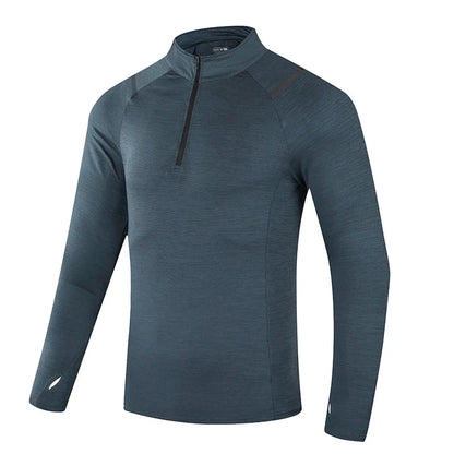 Autumn New Unisex Long Sleeve T-shirt Men Sweatshirt Fitness Shirt Tight Upperwear Anti-sweat Breathable Running Top ﻿