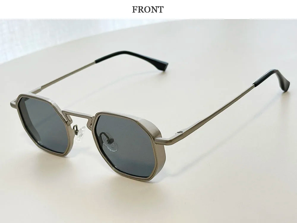 Steampunk Sunglass Men 2025 Square Sunglasses Women Trendy And Fashionable Vintage Fashion Glasses Gafas De Sol Hombre Zonnebril